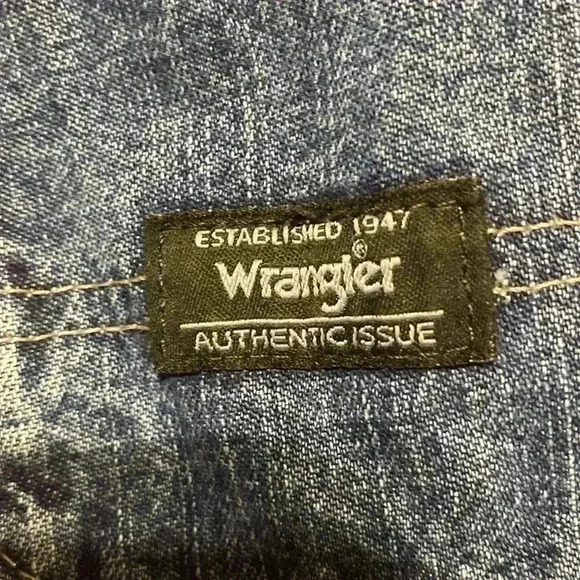 Jeans BOYS WRANGLER REGULAR TAPER FIT ADJUSTABLE WAIST BLUE JEANS SZ 10 - Picture 6 of 6